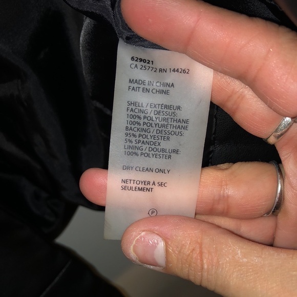 Vintage Dex Vegan Leather Jacket - Picture 7 of 7